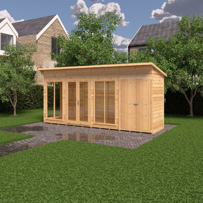 Lela 16x4 including Storage Summerhouse