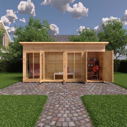 Lela 16x4 including Storage Summerhouse