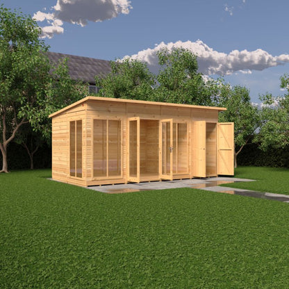Lela 16x8 including Storage Summerhouse