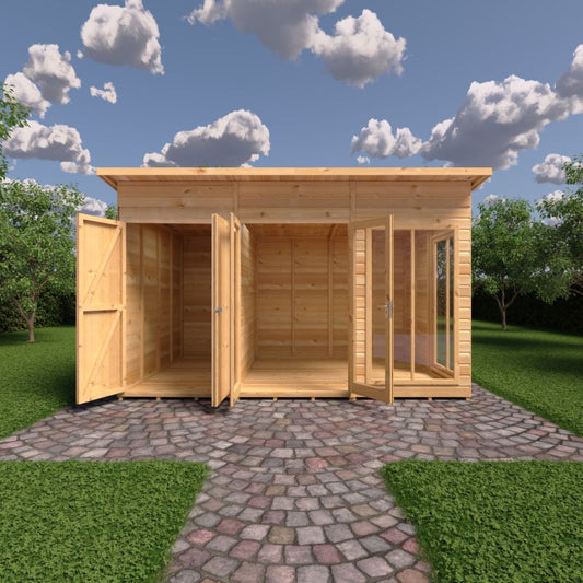 Lela 12x8 including Storage Summerhouse