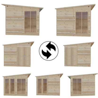 Lela 16x8 including Storage Summerhouse