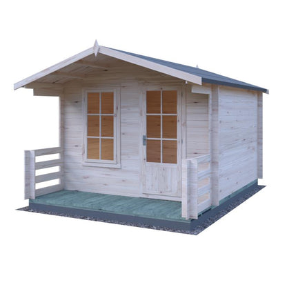 Shire Maulen with Verandah 10x10 19mm Log cabin