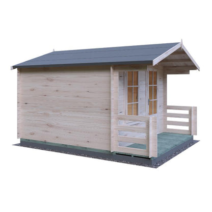 Shire Maulen with Verandah 10x10 19mm Log cabin