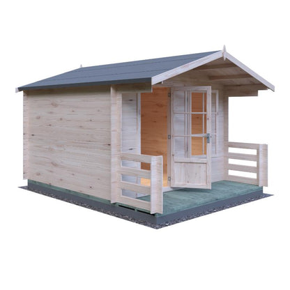 Shire Maulen with Verandah 10x10 19mm Log cabin