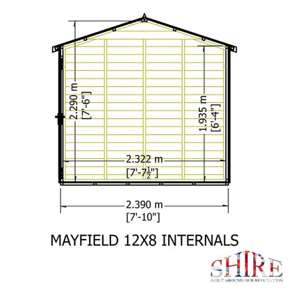 Shire Mayfield 12x6 Summerhouse