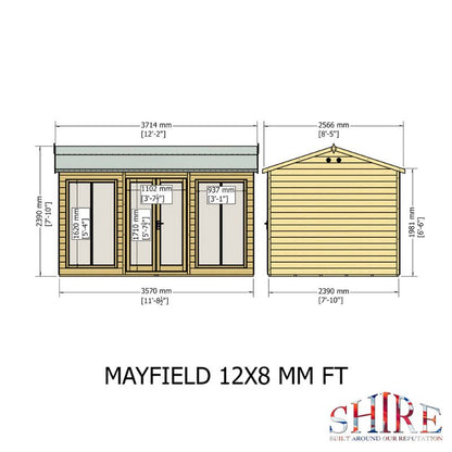 Shire Mayfield 12x6 Summerhouse
