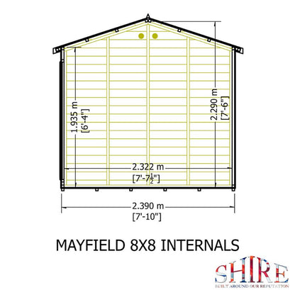 Shire Mayfield 8x6 Summerhouse