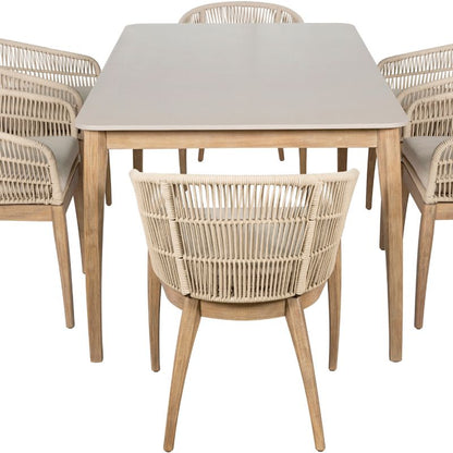 Pacific Lifestyle - Moeven Outdoor 6 Seater Dining Set