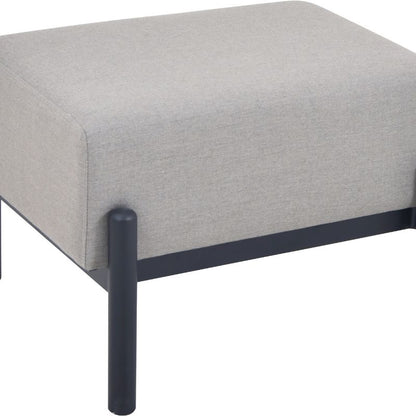 Pacific Lifestyle - Nevada Putty Small Outdoor Corner Seating Set with Coffee Table and Footstools