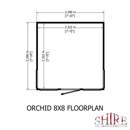 Orchid 8x8 Summerhouse