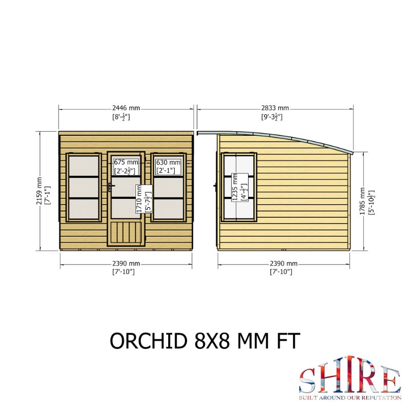 Orchid 8x8 Summerhouse