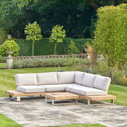 Pacific Lifestyle - Osaka Latte Outdoor Corner Seating Set