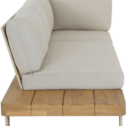 Pacific Lifestyle - Osaka Latte Outdoor Corner Seating Set