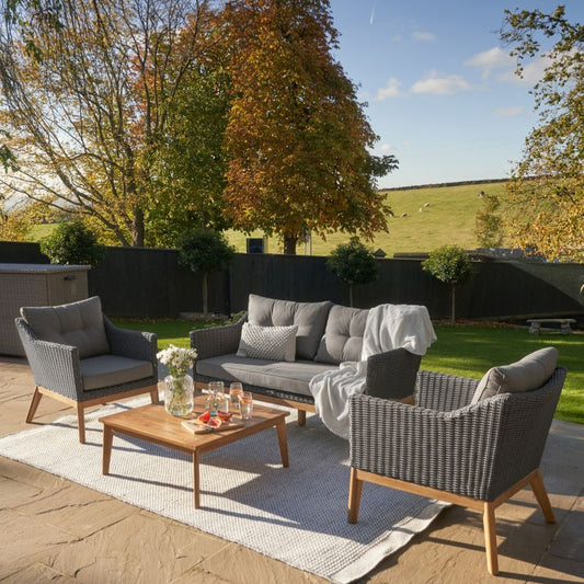 Pacific Lifestyle - Larissa Kubu Grey Outdoor Seating Set