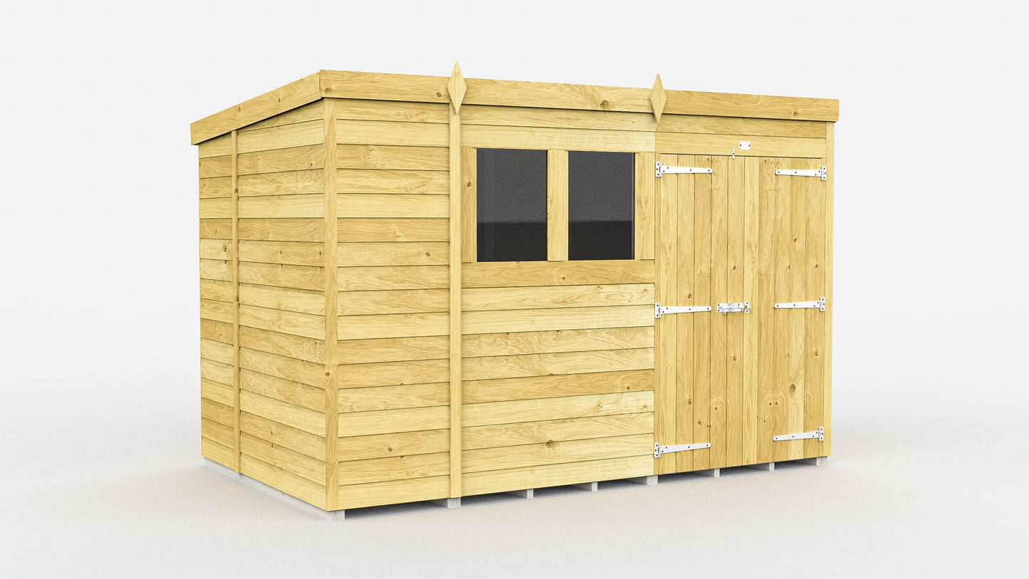Sheds DIY Pent Garden Shed 6 ft Width