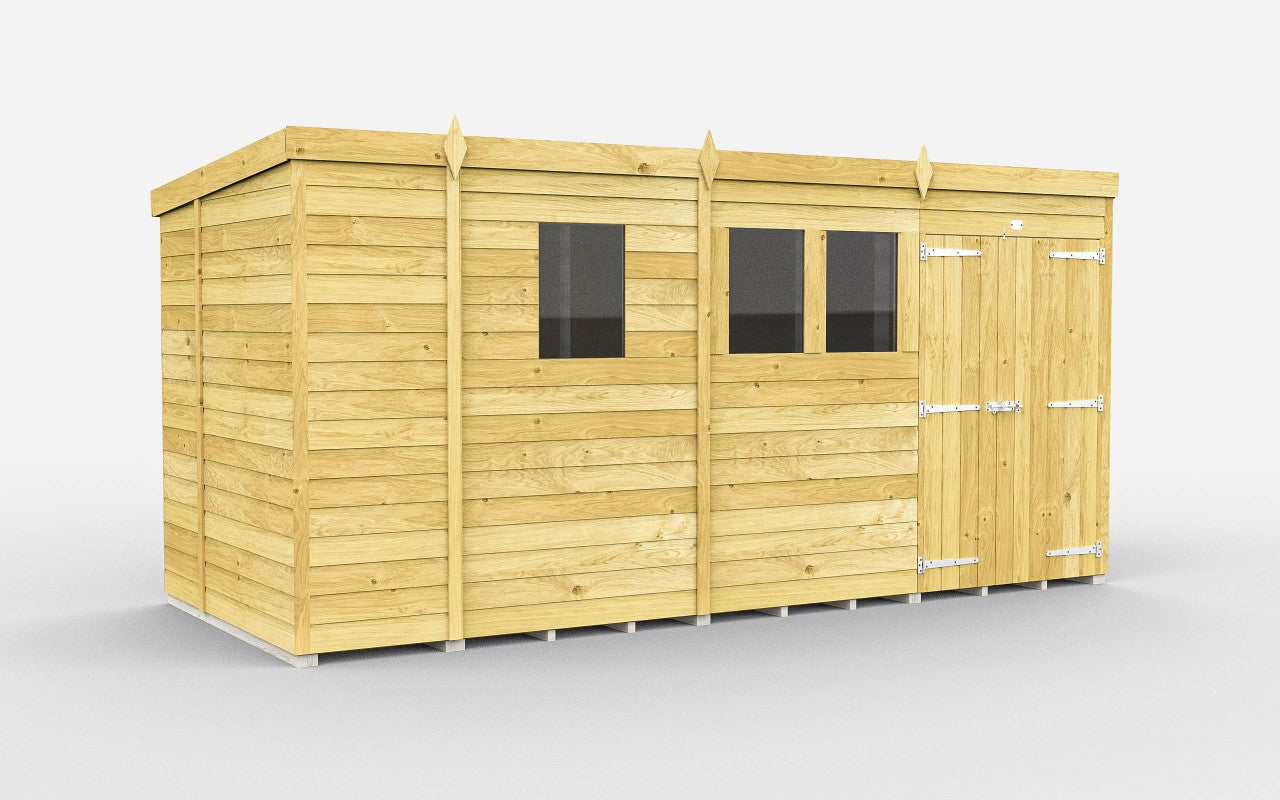 Sheds DIY Pent Garden Shed 6 ft Width