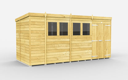 Sheds DIY Pent Garden Shed 6 ft Width