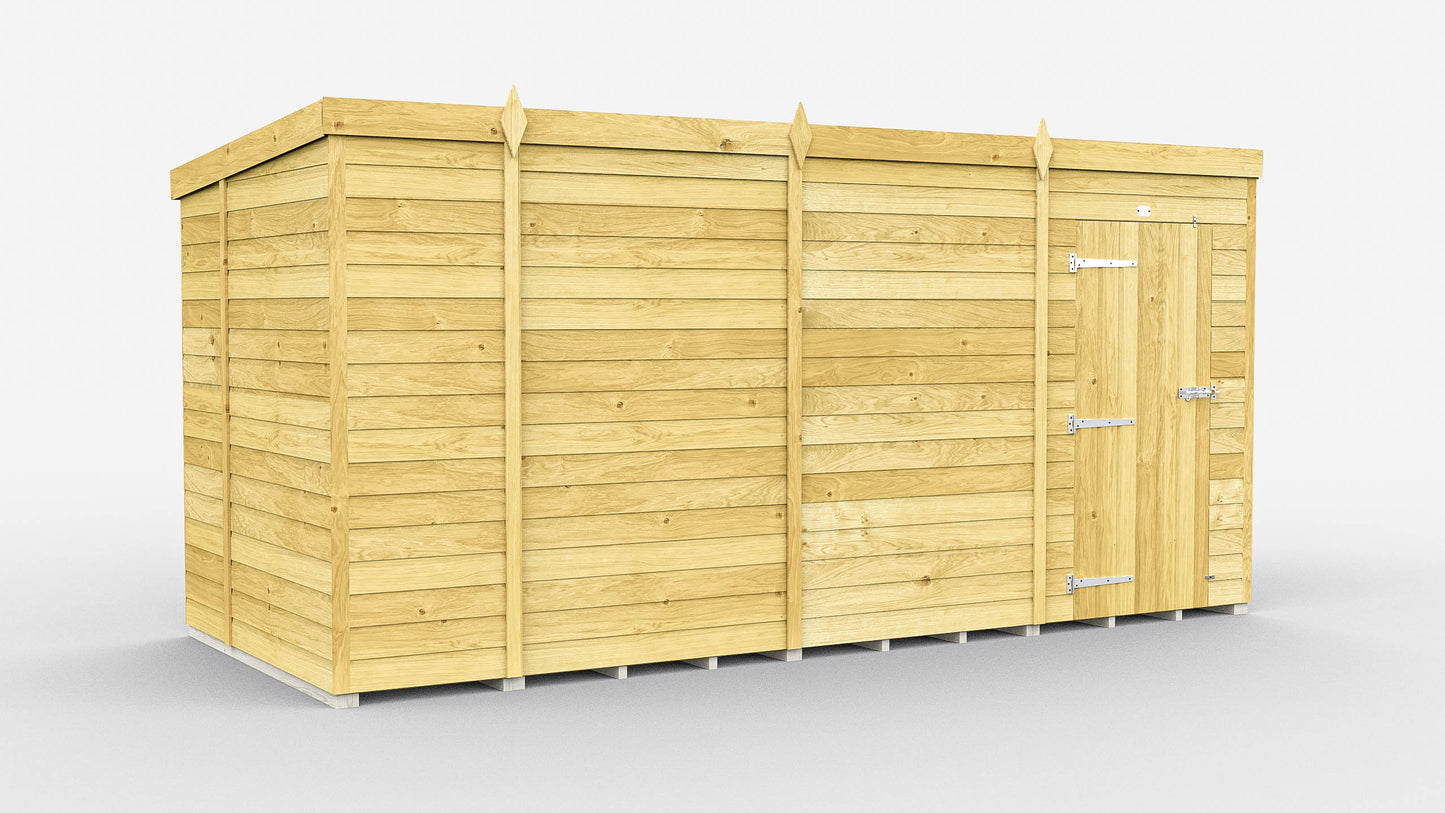 Sheds DIY Pent Garden Shed 6 ft Width