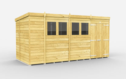 Sheds DIY Pent Garden Shed 7 ft Width