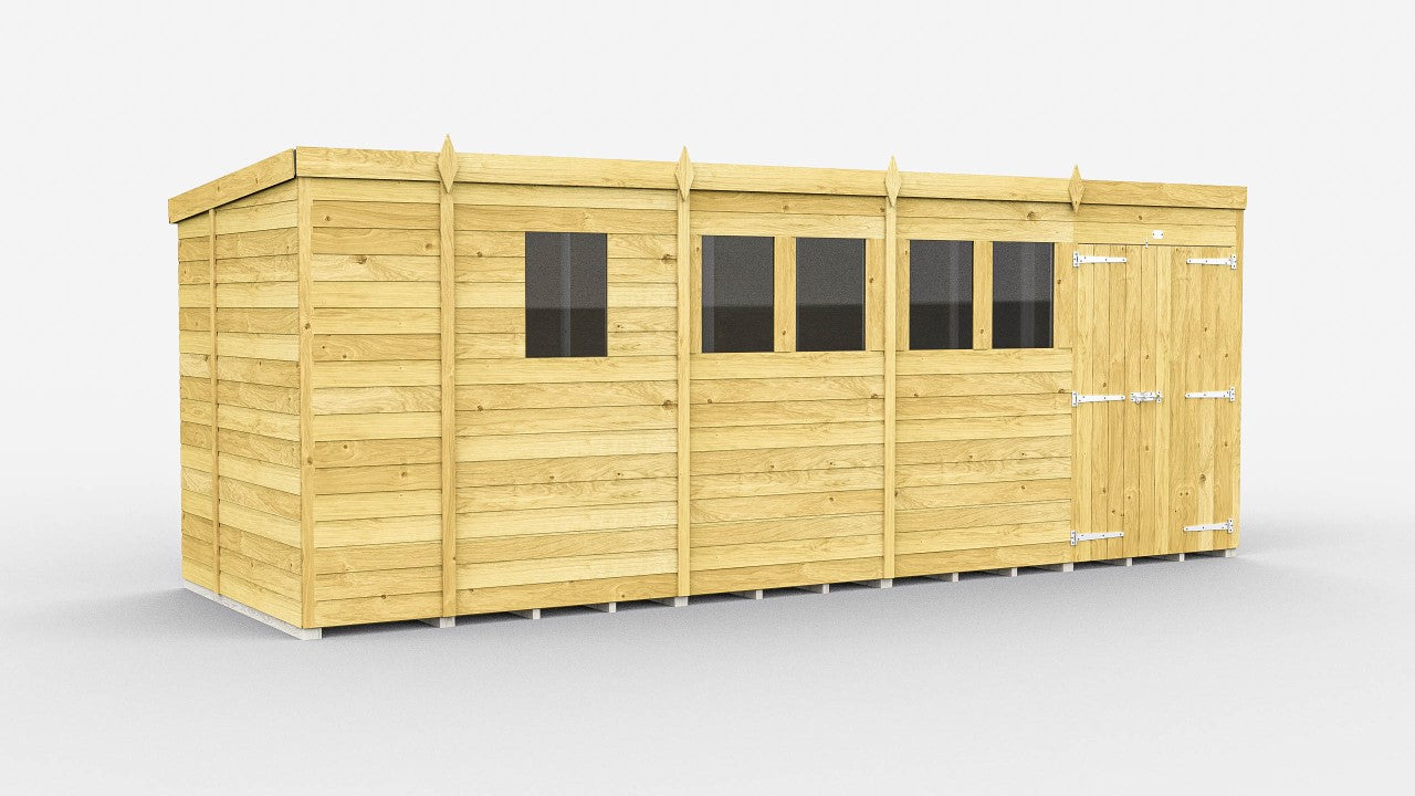 Sheds DIY Pent Garden Shed 6 ft Width