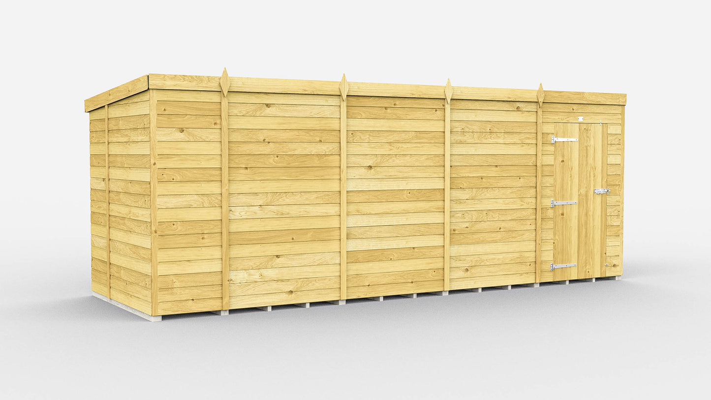 Sheds DIY Pent Garden Shed 6 ft Width