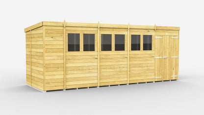 Sheds DIY Pent Garden Shed 7 ft Width