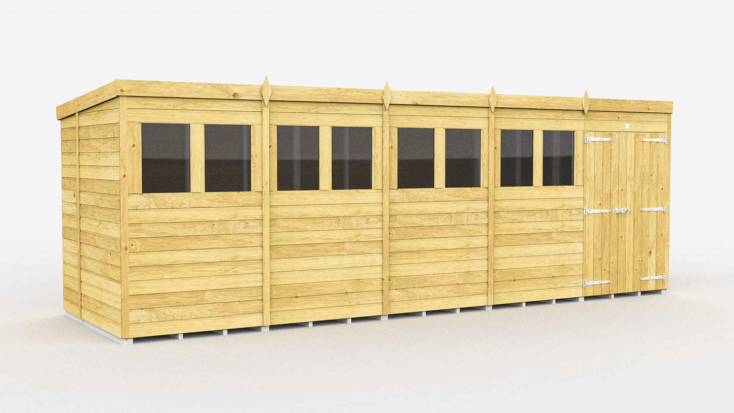 Sheds DIY Pent Garden Shed 6 ft Width