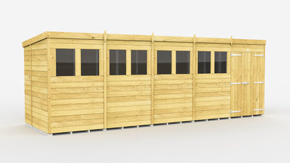 Sheds DIY Pent Garden Shed 7 ft Width
