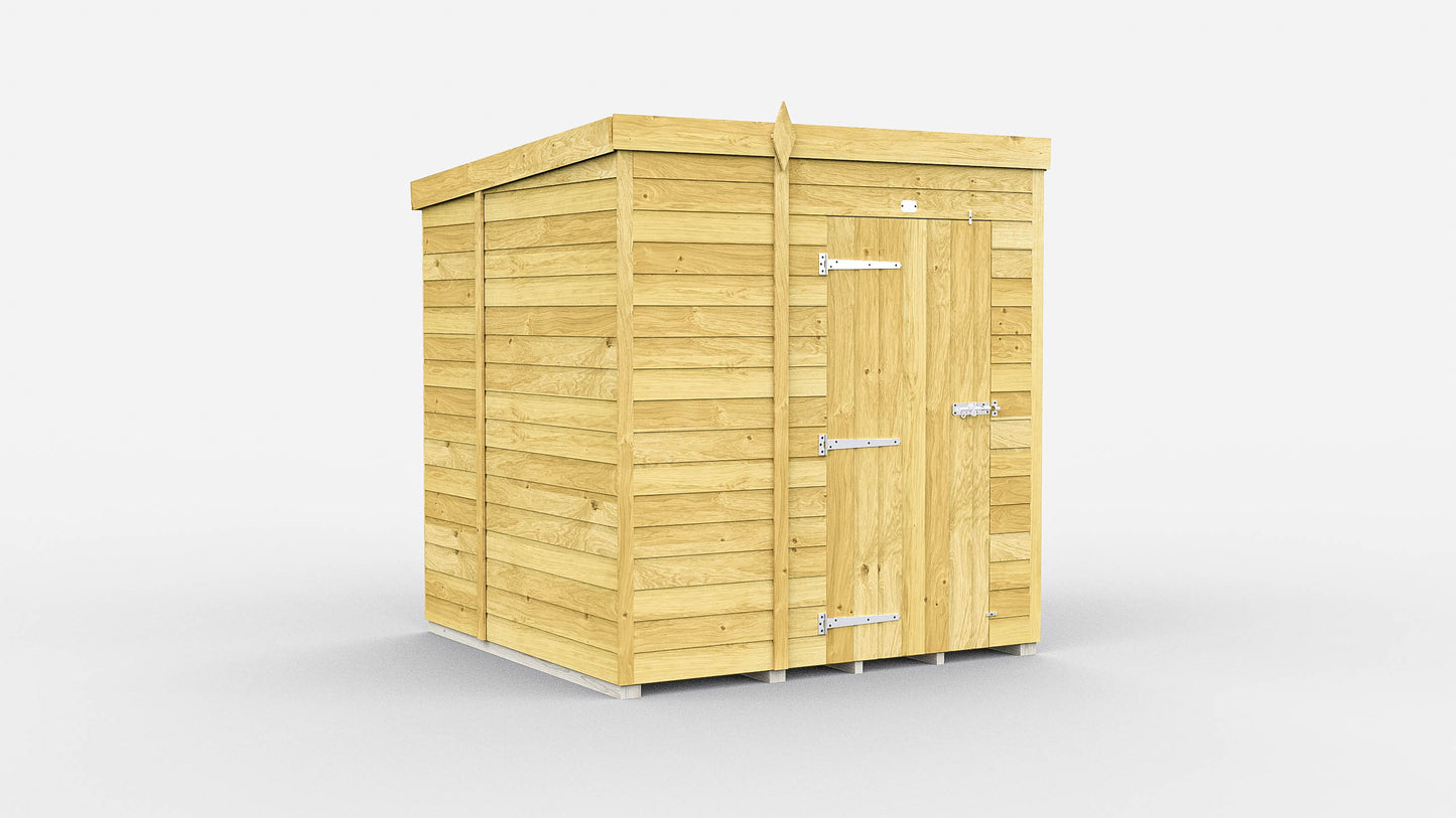 Sheds DIY Pent Garden Shed 6 ft Width