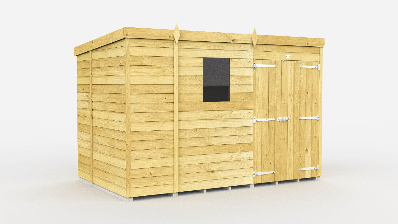 Sheds DIY Pent Garden Shed 6 ft Width