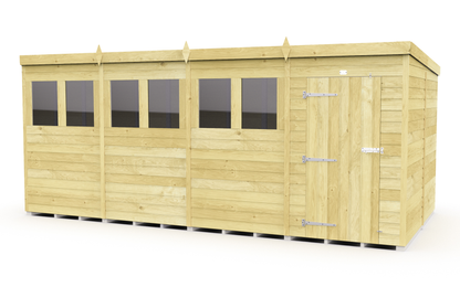 Sheds DIY Pent Garden Shed 8 ft Width