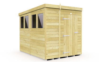 Sheds DIY Pent Garden Shed 8 ft Width