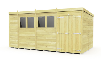 Sheds DIY Pent Garden Shed 8 ft Width