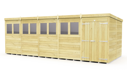 Sheds DIY Pent Garden Shed 8 ft Width