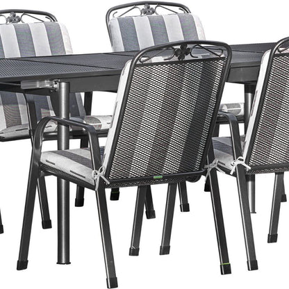 Pacific Lifestyle - Savoy Extendable Rectangular 8 Seater Dining Set with Cushions