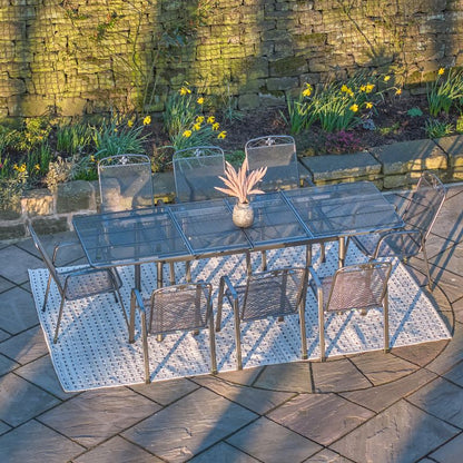 Pacific Lifestyle - Savoy Extendable Rectangular 8 Seater Dining Set