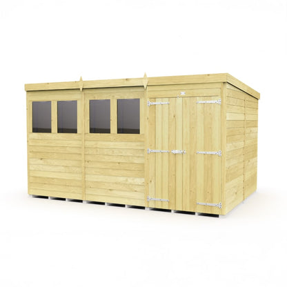 Sheds DIY Pent Garden Shed 8 ft Width