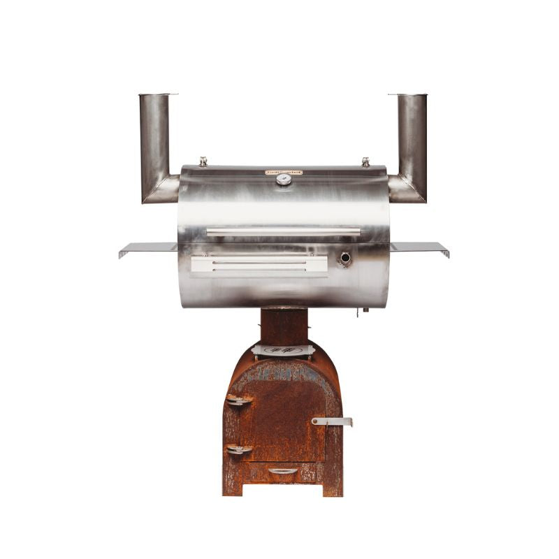 GrillSymbol BBQ Smoker Smoky Beast Silver