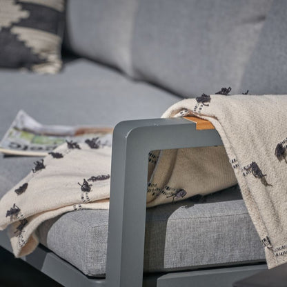 Pacific Lifestyle - Stockholm Anthracite Outdoor Corner Seating Set