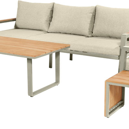 Pacific Lifestyle - Stockholm Limestone Outdoor Seating Set