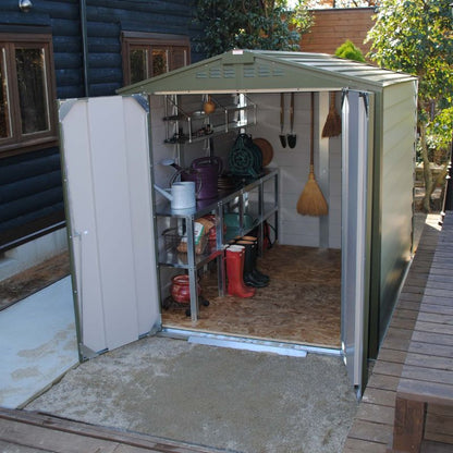 Trimetals Titan 640 Apex Metal Garden Shed