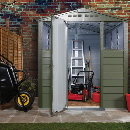 Trimetals Titan 640 Apex Metal Garden Shed