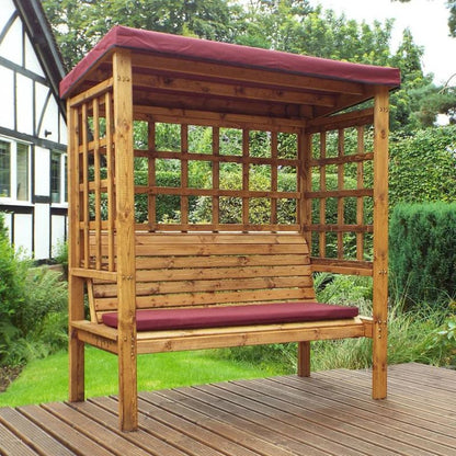 Charles Taylor - Bramham Three Seater Arbour Burgundy