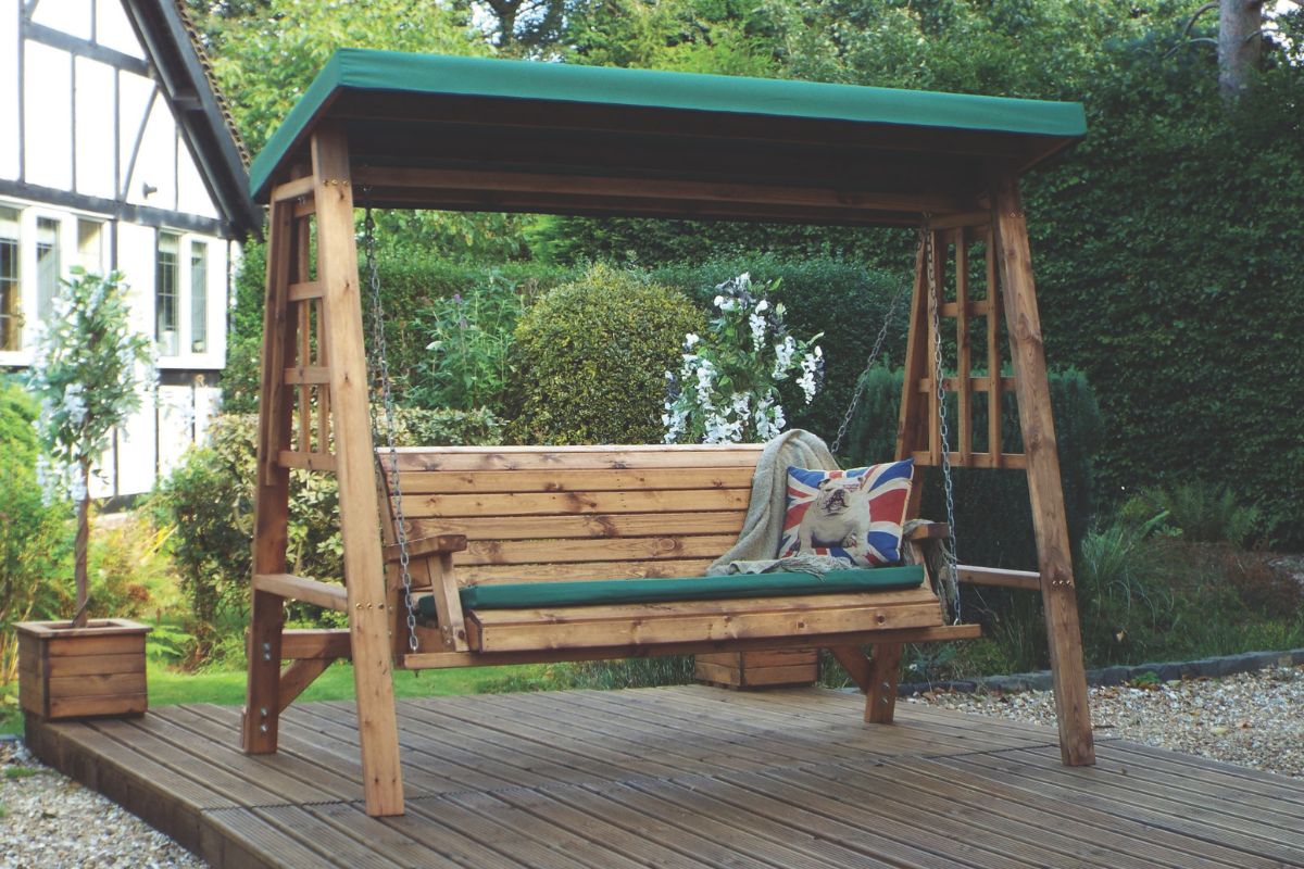 Charles Taylor - Dorset Three Seater Swing Green