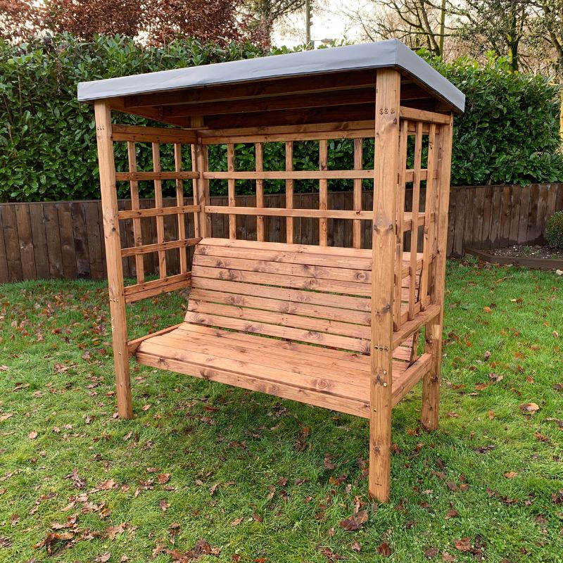 Charles Taylor - Bramham Three Seater Arbour Grey