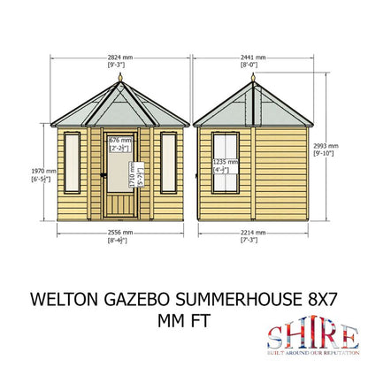 Shire Welton 8x7 Summerhouse