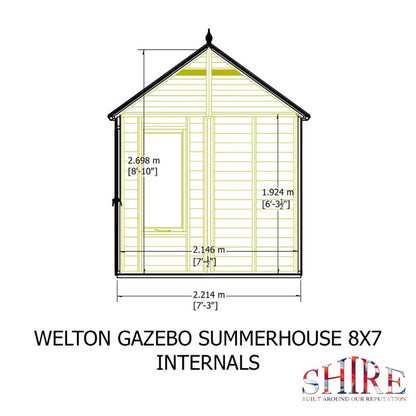 Shire Welton 8x7 Summerhouse