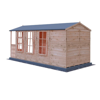 Shire Westminister and Verandah 15x7 Summerhouse
