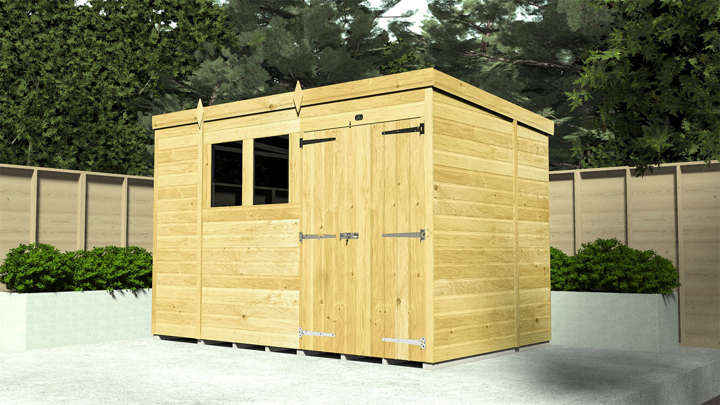 Sheds DIY Pent Garden Shed 6 ft Width