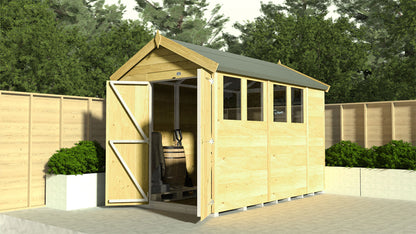 Sheds DIY Apex Garden Shed 4 ft Width